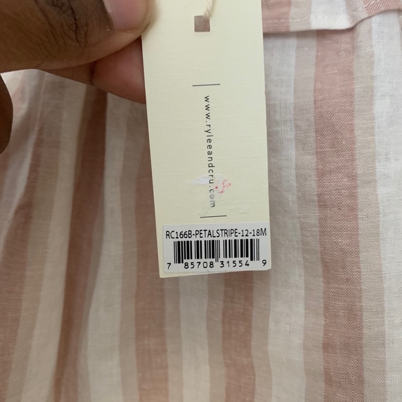 $90 Rylee Cru Set Ruffle Tube Top Flutter Bloomer - Picture 9 of 13